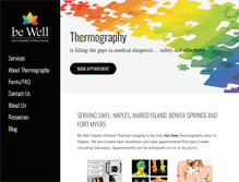 Tablet Screenshot of naplesthermography.com